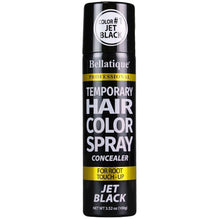 Bellatique #1 Jet Black Temporary Hair Color Spray 3.52 Oz